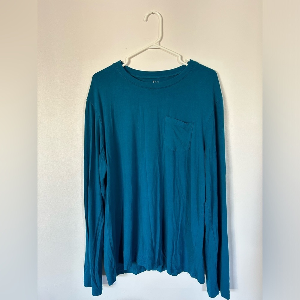 Kyte Long Sleeve Men’s Blue Top Large